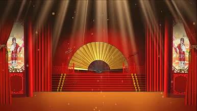 传统经典戏剧文化红色喜庆开场颁奖宣传模板视频的预览图